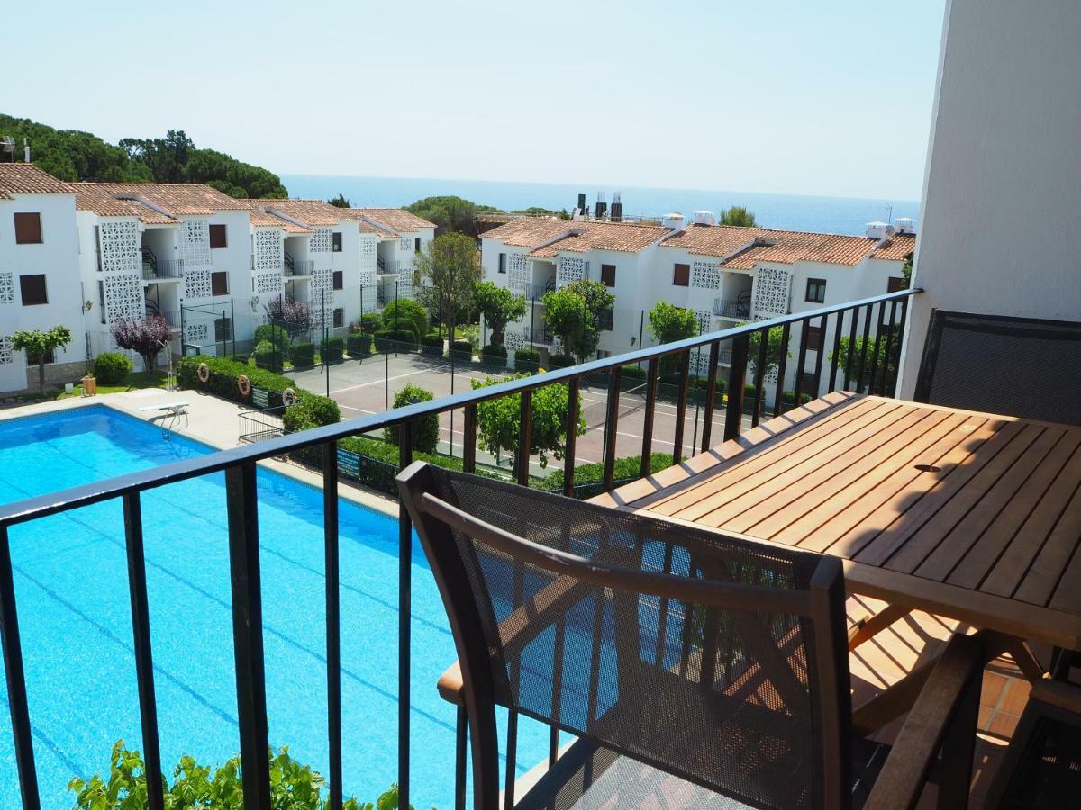 Apartamento En Calella De Palafrugell Con Vistas Al Mar, Piscina Y Terraza Luaran gambar