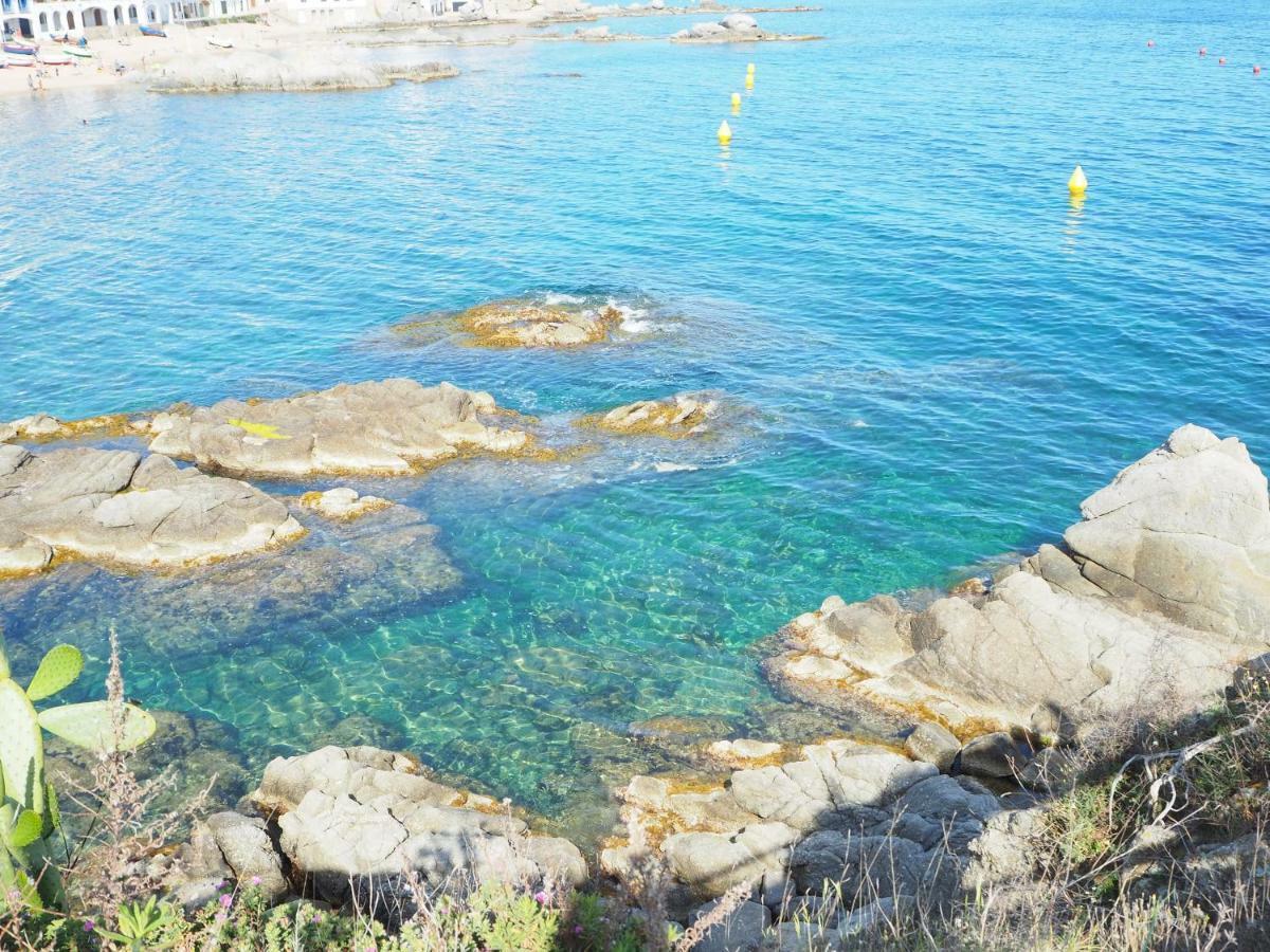 Apartamento En Calella De Palafrugell Con Vistas Al Mar, Piscina Y Terraza Luaran gambar